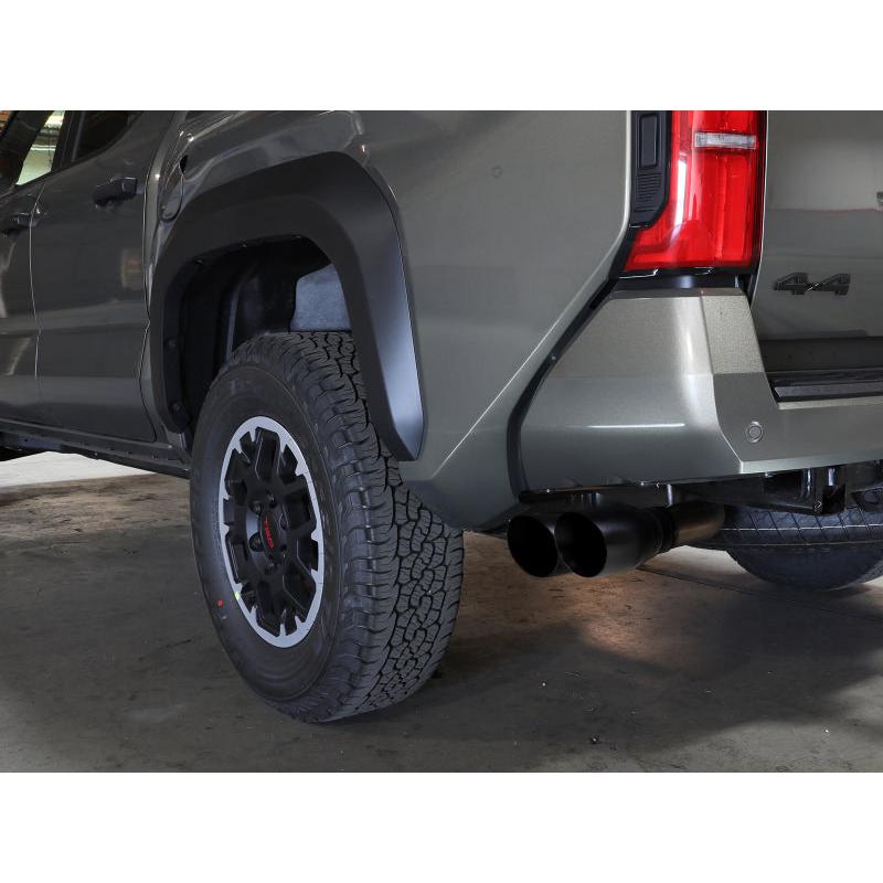 aFe 2024 Toyota Tacoma L4 2.4L Vulcan Series 2.5-3in 304 SS Steel Cat-Back Exhaust w/Black Tips-SR1 Performance