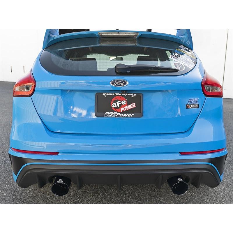 aFe Takeda 3in 304 SS Cat-Back Exhaust System w/ Black Tips 16-18 Ford Focus RS I4-2.3L (t)-SR1 Performance