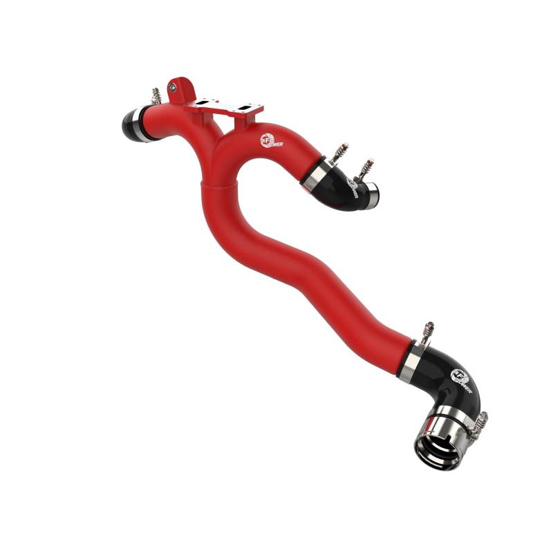AFE 2018-2020 Kia Stinger 19-22 G70 BladeRunner 3in Aluminum Hot Charge Pipe Red-SR1 Performance