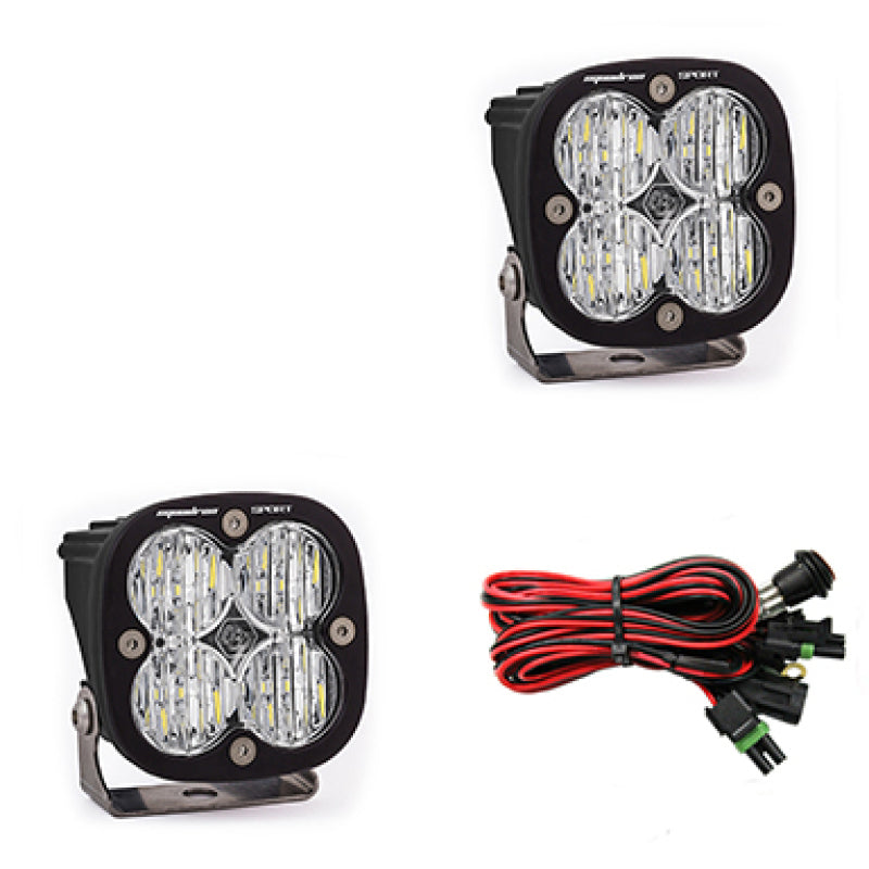 Baja Designs Squadron Sport Wide Cornering Pair LED Light Pods - Clear-SR1 Performance
