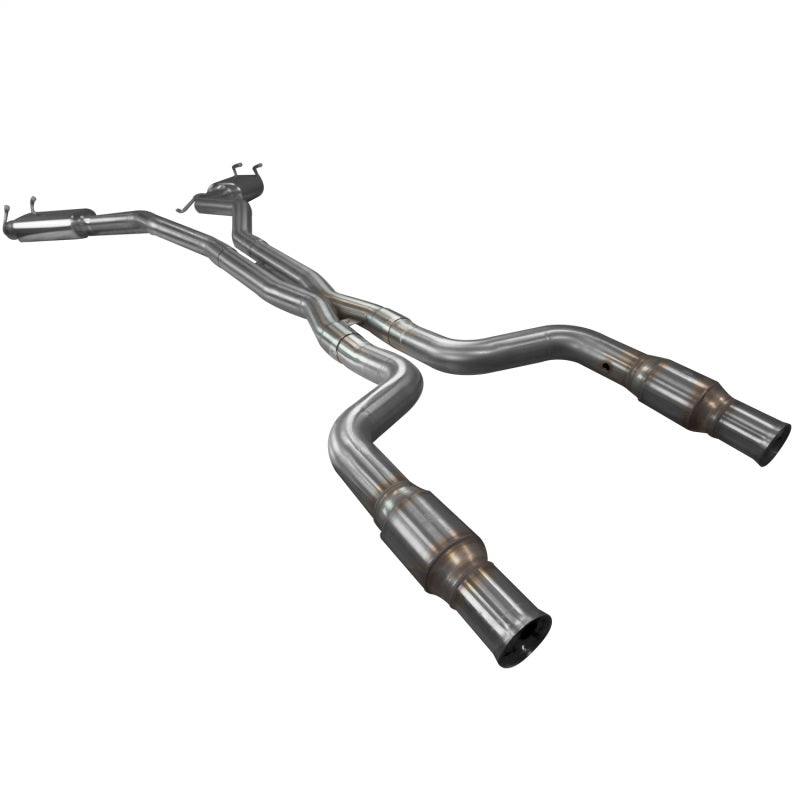 Kooks 10-15 Chevy Camaro SS/ZL1/1LE w/o Ground Effects 3in Race Catted Exhaust w/ X-Pipe-SR1 Performance