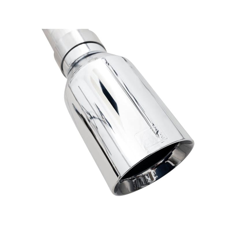 AWE 0FG 21+ Ford F150 Dual Split Rear Exhaust - 5in Chrome Silver Tips-SR1 Performance