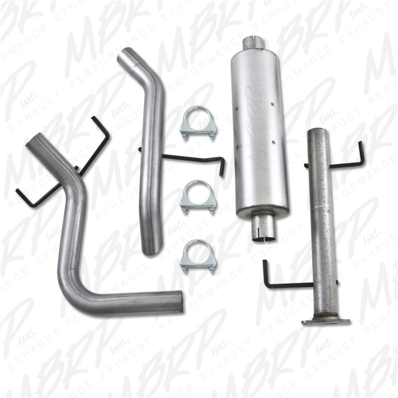 MBRP 2007-2009 Toyota FJ 4.0L V6 Cat Back Single Rear Exit Off-Road Tail No tip-SR1 Performance