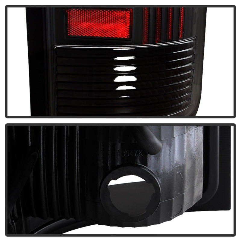 Xtune GMC Sierra 07-13 LED Tail Lights Black ALT-ON-GS07-G2-LED-BK-SR1 Performance