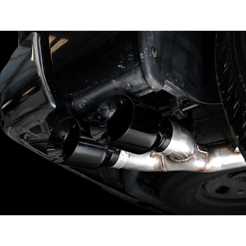 AWE Tuning 09-18 RAM 1500 5.7L (w/o Cutout) 0FG Single Side Exit Cat-Back Exhaust - Diamond Blk Tips-SR1 Performance