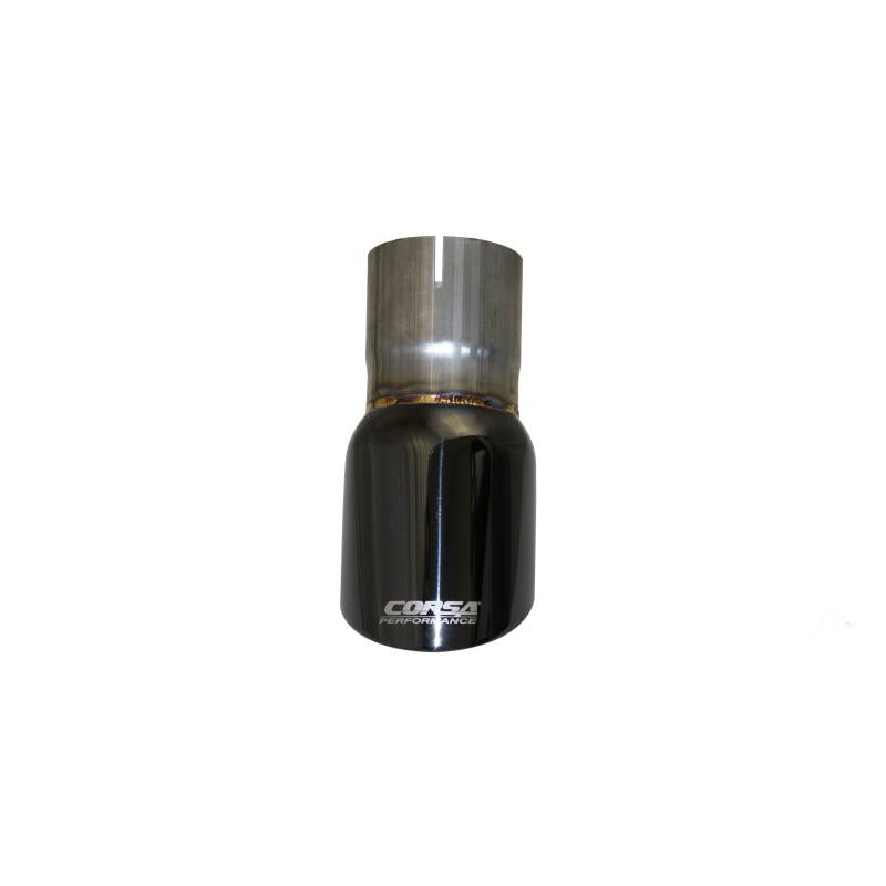 Corsa Single Universal 2.75in Inlet / 3.5in Outlet Black PVD Pro-Series Tip Kit-SR1 Performance