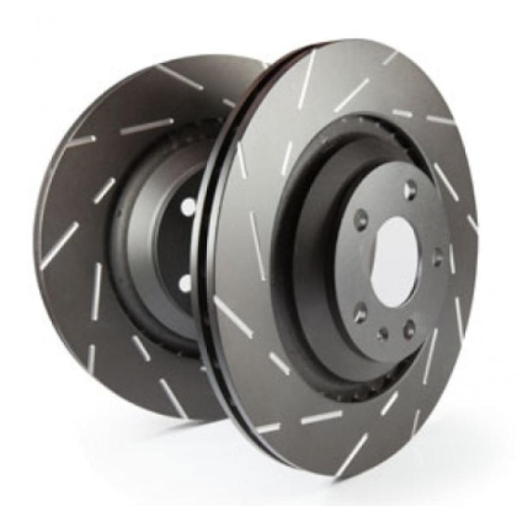 EBC USR Series Sport Slotted Front Rotor for Porsche 944 and 968 - Part Number USR1066