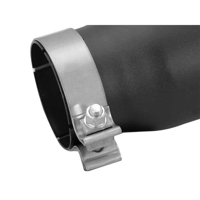 aFe MACHForce-XP 3.5in 409 Stainless Steel Exhaust Tip 3.5in x 4.5in Out x 12in L Clamp-On-SR1 Performance