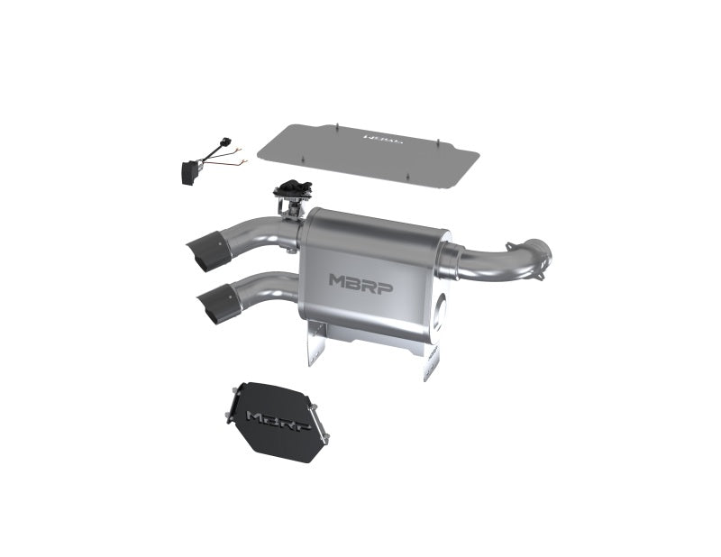 MBRP 17-18 Can-Am Maverick X3 Dual Out Active Exhaust-SR1 Performance