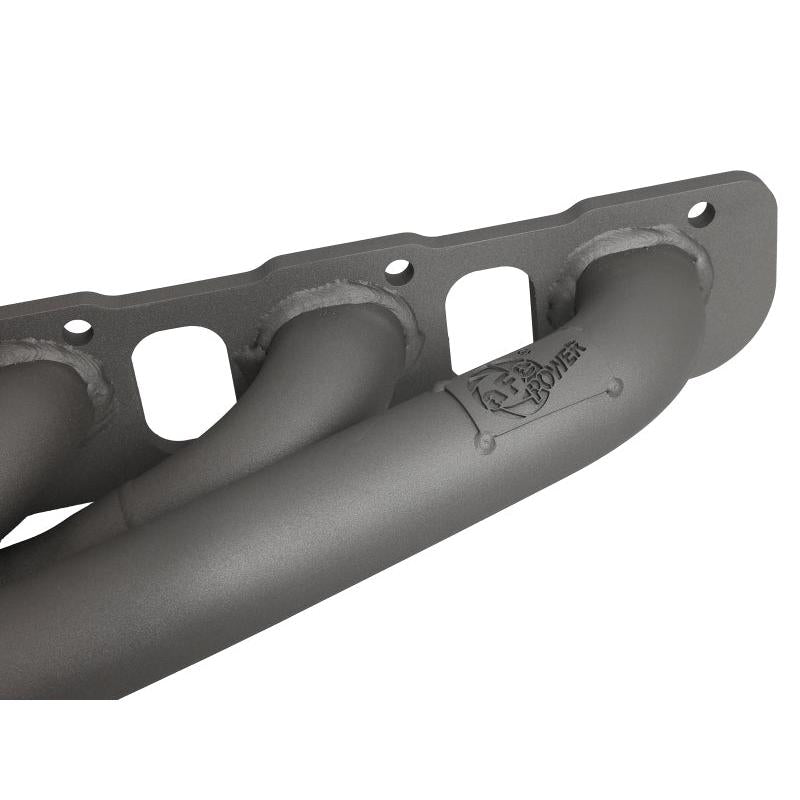aFe Twisted Steel 304SS Short Header 15-22 Dodge Challenger SC V8-6.2L / 6.4L HEMI Titanium Coating-SR1 Performance