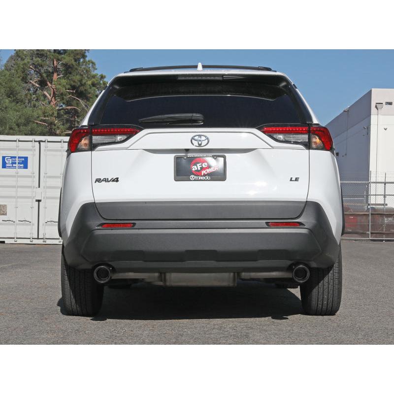 aFe POWER Takeda 19-21 Toyota RAV4 L4-2.5L 304SS CB Exhaust w/ Black Tips-SR1 Performance
