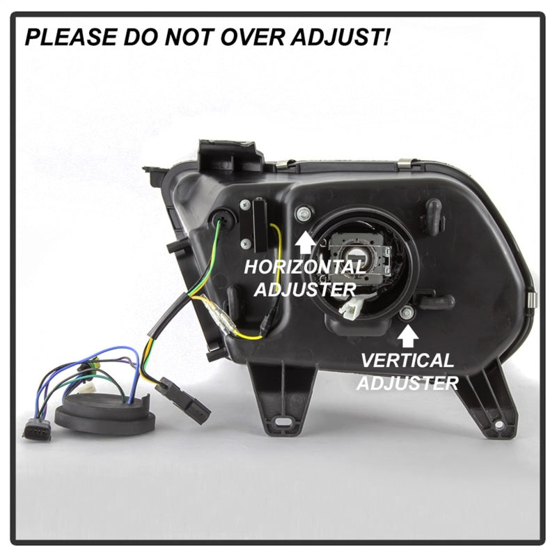 Spyder Ford Mustang 10-13 Projector Headlights - HID Model Only - Black PRO-YD-FM2010V2-HID-BK-SR1 Performance