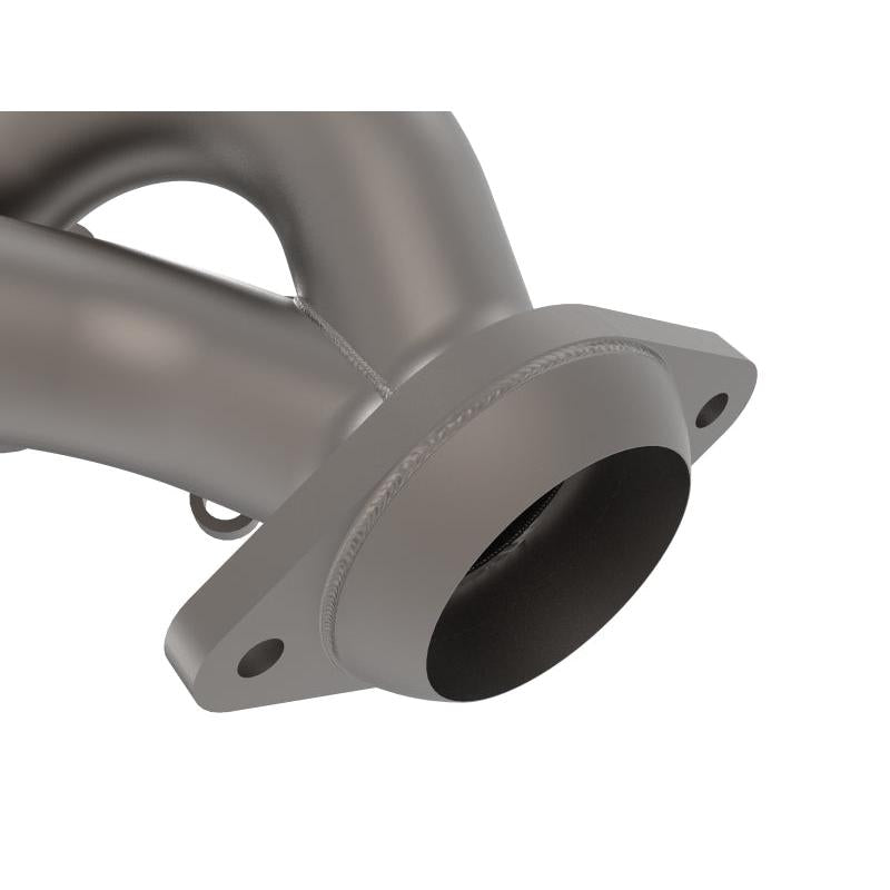 aFe Twisted Steel Shorty Header 11-17 Ford Mustang V6-3.7L - Titanium Coat Finish-SR1 Performance