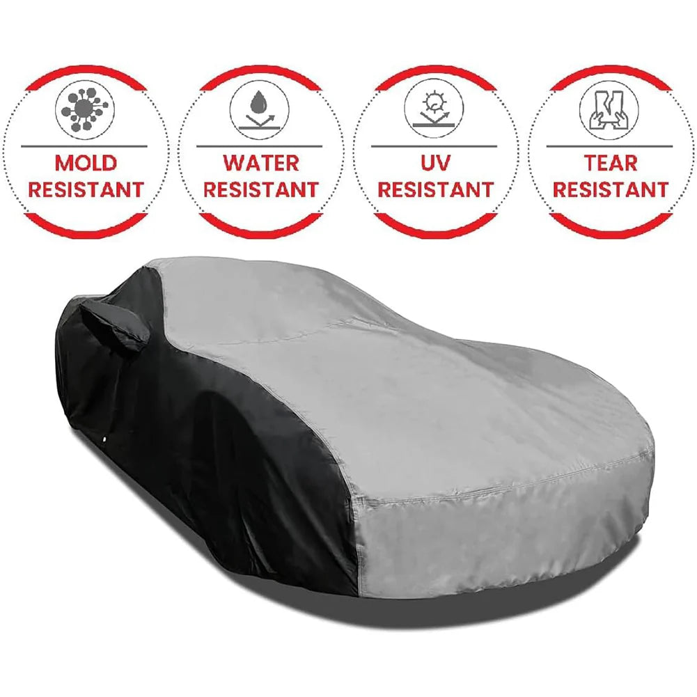 Corvette Ultraguard Plus Car Cover - Indoor/Outdoor Protection : Red/Black - 1984-1996 C4