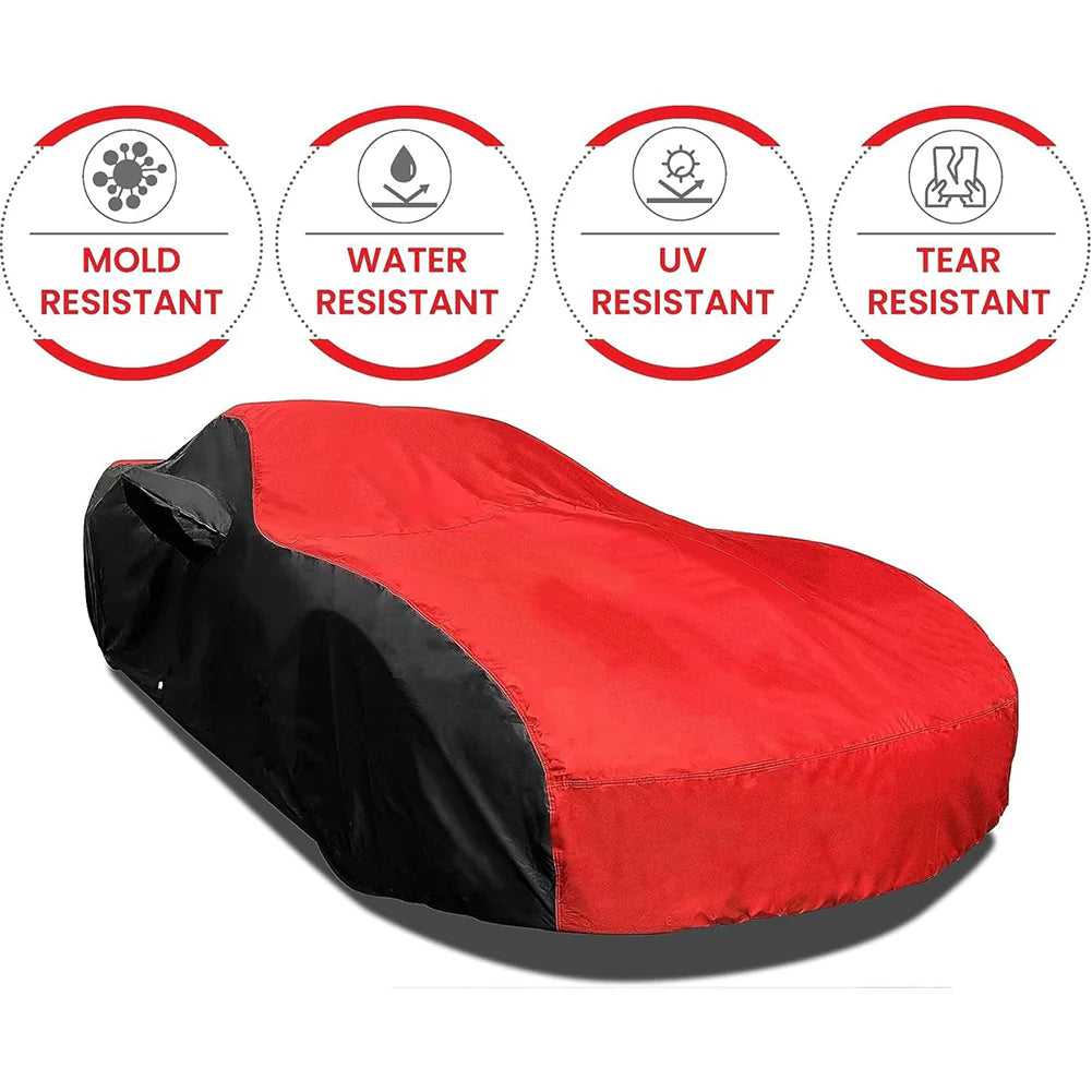 Corvette Ultraguard Plus Car Cover - Indoor/Outdoor Protection : Red/Black - 1984-1996 C4