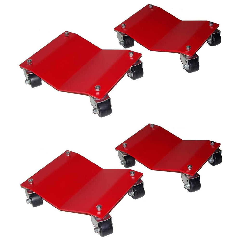 Auto Dolly Car Dollies 12in x 16in 10,000lbs Capacity - Set of 4 with Heavy Duty Casters-SR1 Performance