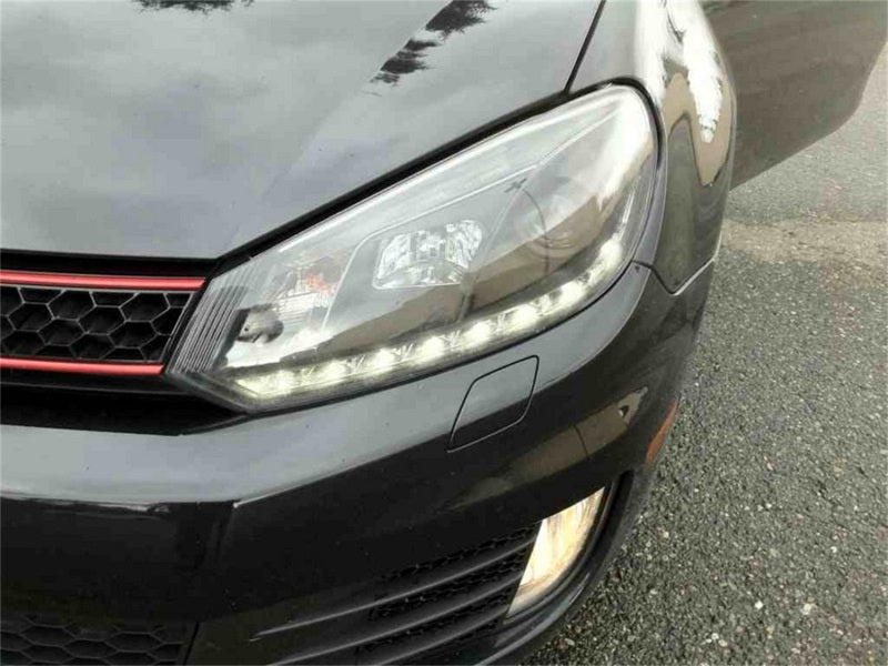 Spyder Volkswagen Golf/GTI 10-13 Projector Headlights Halogen Model- DRL Blk PRO-YD-VG10-DRL-BK-SR1 Performance