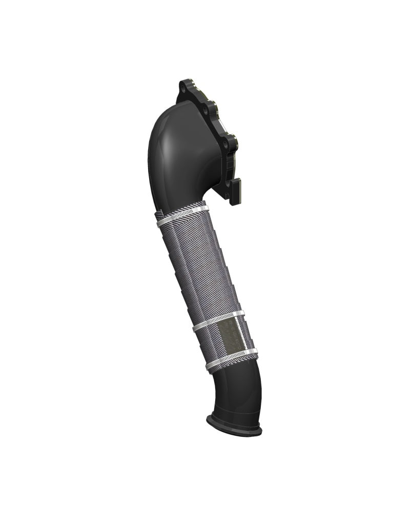 MBRP 01-04 Chev/GMC 6.6L Duramax 3in Black Turbo Down Pipe-SR1 Performance