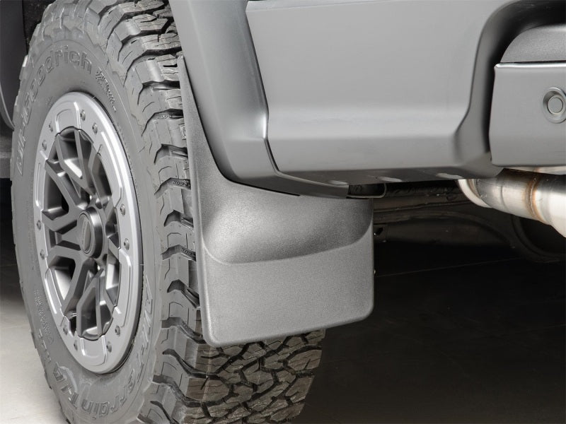 WeatherTech DigitalFit No-Drill MudFlaps for Ford Ranger Raptor SuperCrew (2024-2025) - Black