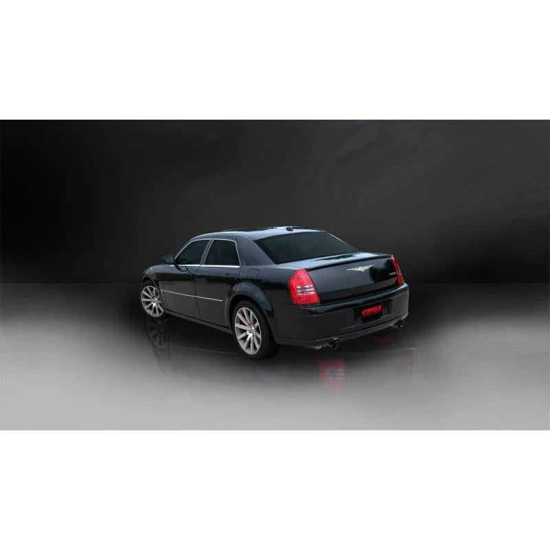 Corsa 2005-2010 Dodge Charger SRT-8 6.1L V8 Black Xtreme Cat-Back Exhaust-SR1 Performance