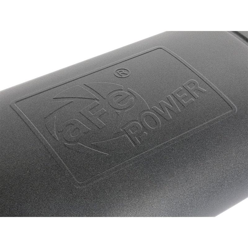 aFe MACH Force-Xp 409 SS Muffler w/ Black Finish 3in Center/Offset 22in L x 11in x 5in - Oval Body-SR1 Performance