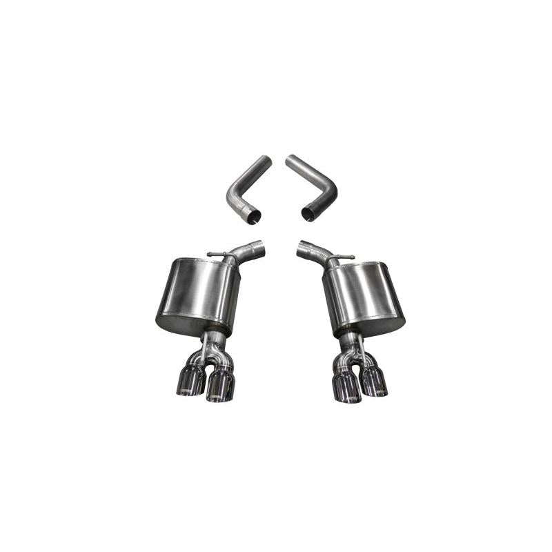 Corsa 15-23 Dodge Challenger 6.4L/17-19 Challenger 5.7 Polished Sport Axle-Back Exhaust w/3.5in Tips-SR1 Performance