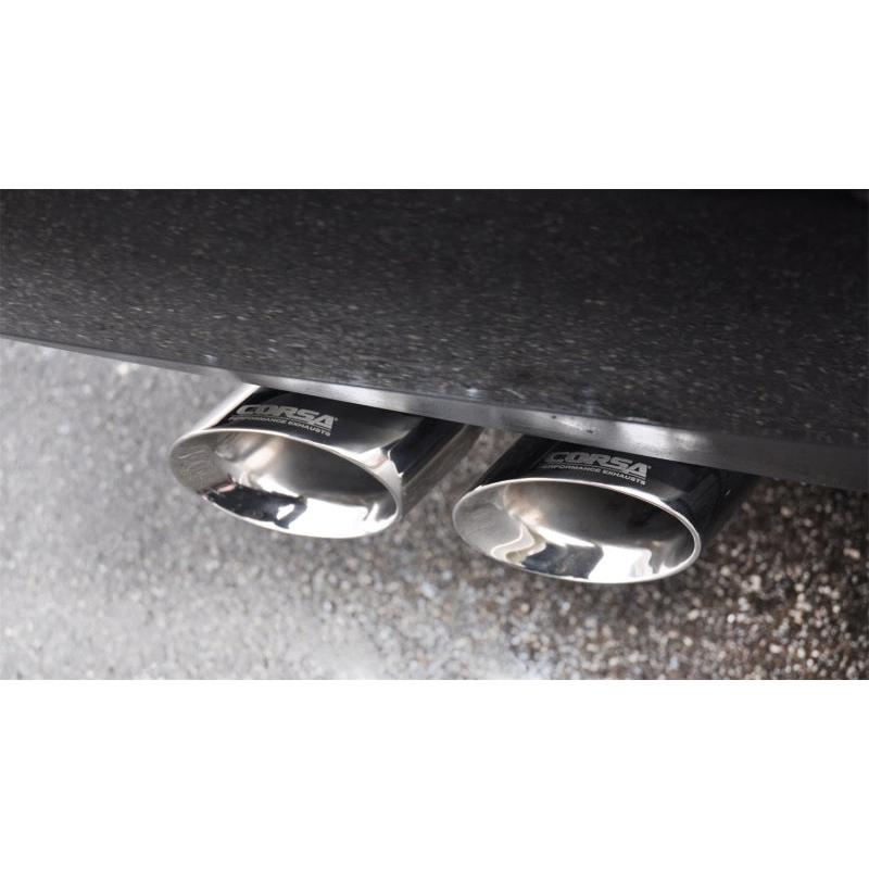 Corsa 2015-2020 GMC Yukon Denali 6.2L V8 Single Side Exit Cat-Back Exhaust w/ Polished Tips-SR1 Performance