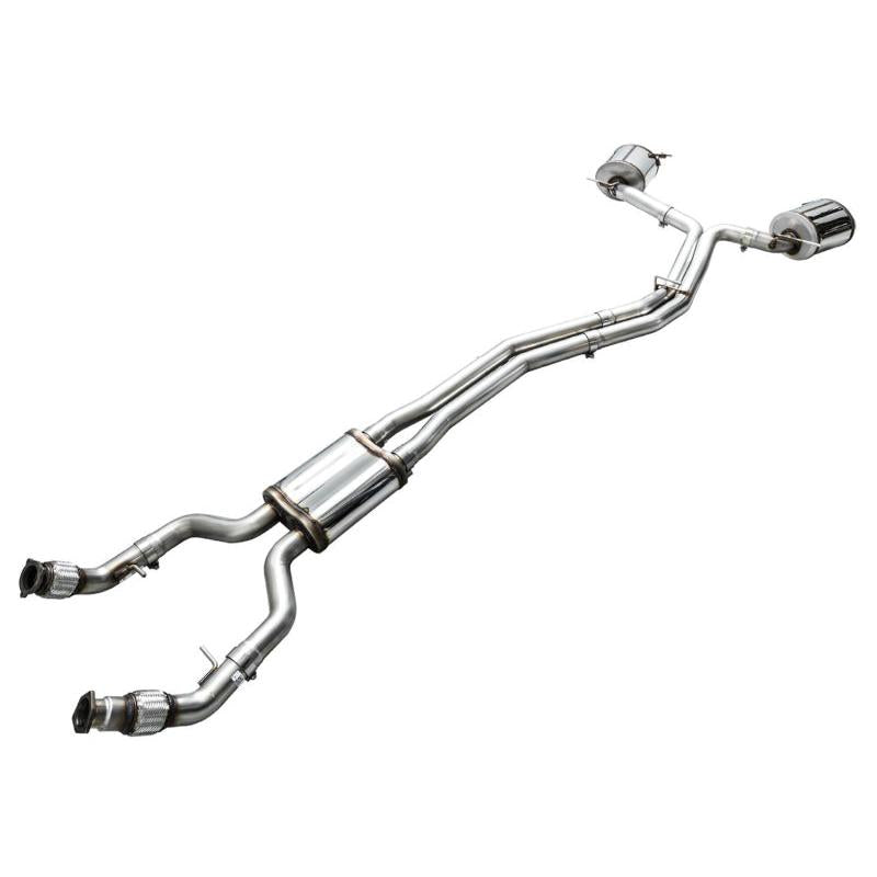 AWE Audi 2019-2023 C8 A6/A7 3.0T Touring Edition Cat-back Exhaust- Turn Downs-SR1 Performance