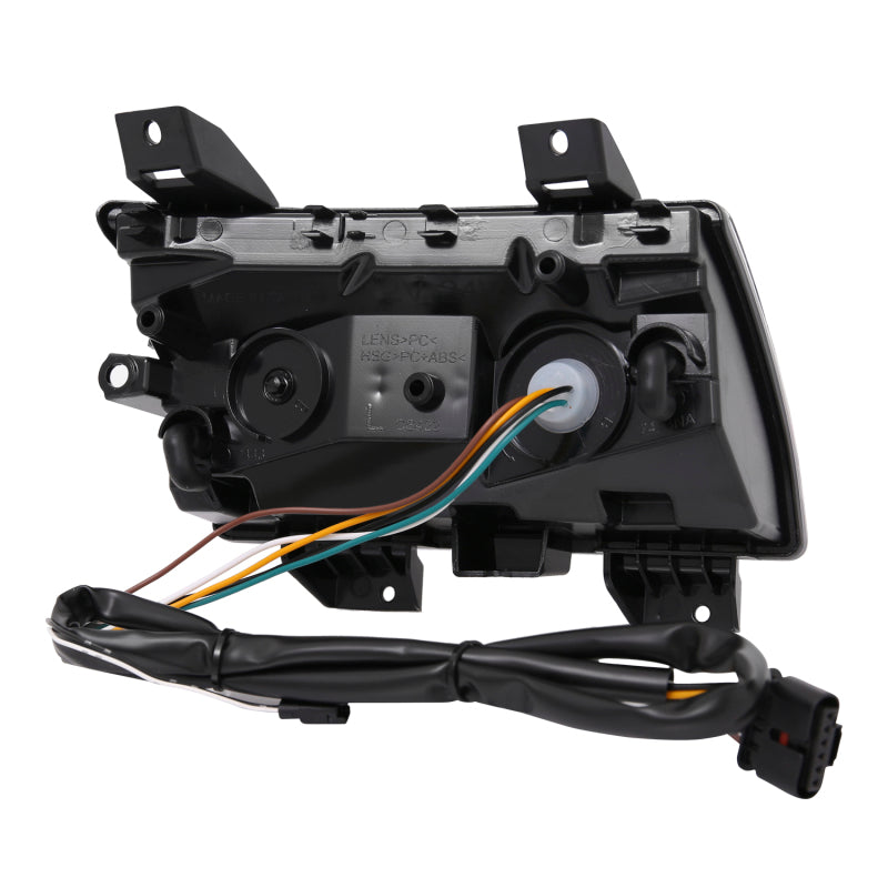 ANZO 18-19 Jeep Wrangler JL LED Chrome Clear w/ Sequential Signal-SR1 Performance