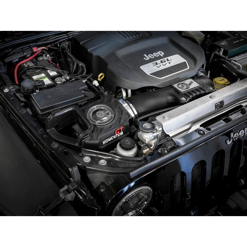 aFe Momentum GT Pro DRY S Cold Air Intake System 12-18 Jeep Wrangler JK V6 3.6L-SR1 Performance