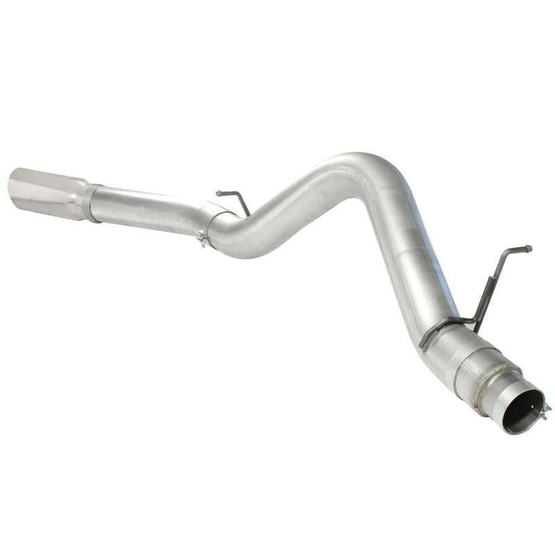 aFe Atlas Exhaust 5in DPF-Back Al Steel 11-13 GM Diesel Trucks V8-6.6L (td) LML (Pol Tip)-SR1 Performance