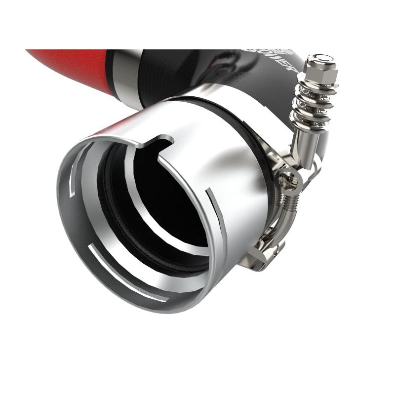 AFE 2018-2020 Kia Stinger 19-22 G70 BladeRunner 3in Aluminum Hot Charge Pipe Red-SR1 Performance