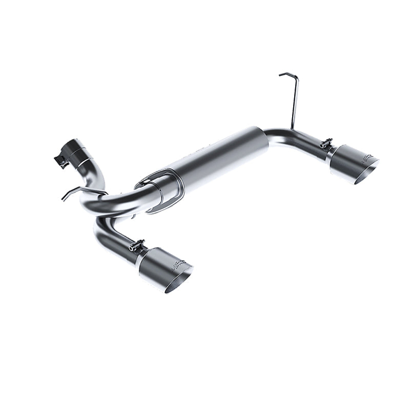MBRP 07-14 Jeep Wrangler/Rubicon 3.6L/3.8L V6 Axle-Back Dual Rear Exit T409 Performance Exhuast Sys-SR1 Performance