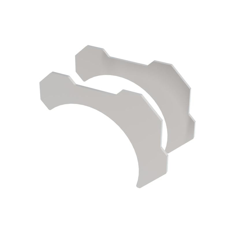 Borla 3in T-304 Stainless Steel Pipe/ Tube Bracket Kit (2 pieces)-SR1 Performance