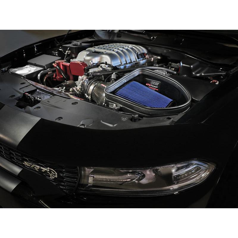 aFe Dodge Charger SRT Hellcat Redeye 21-23 V8-6.2L Track Series Stage-2 Carbon Fiber Intake Pro 5R-SR1 Performance