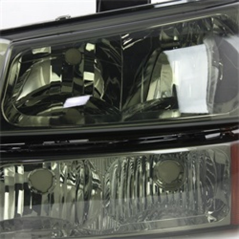 Xtune Chevy Silverado 2500HD 03-06 Crystal Headlights w/ Amber Lights Smoke HD-JH-CSIL03-AM-SM-SET-SR1 Performance