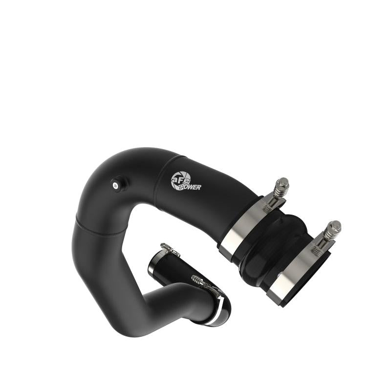 afe 08-10 Ford Trucks V8-6.4L (td) BladeRunner 3 IN Aluminum Hot Charge Pipe - Black-SR1 Performance