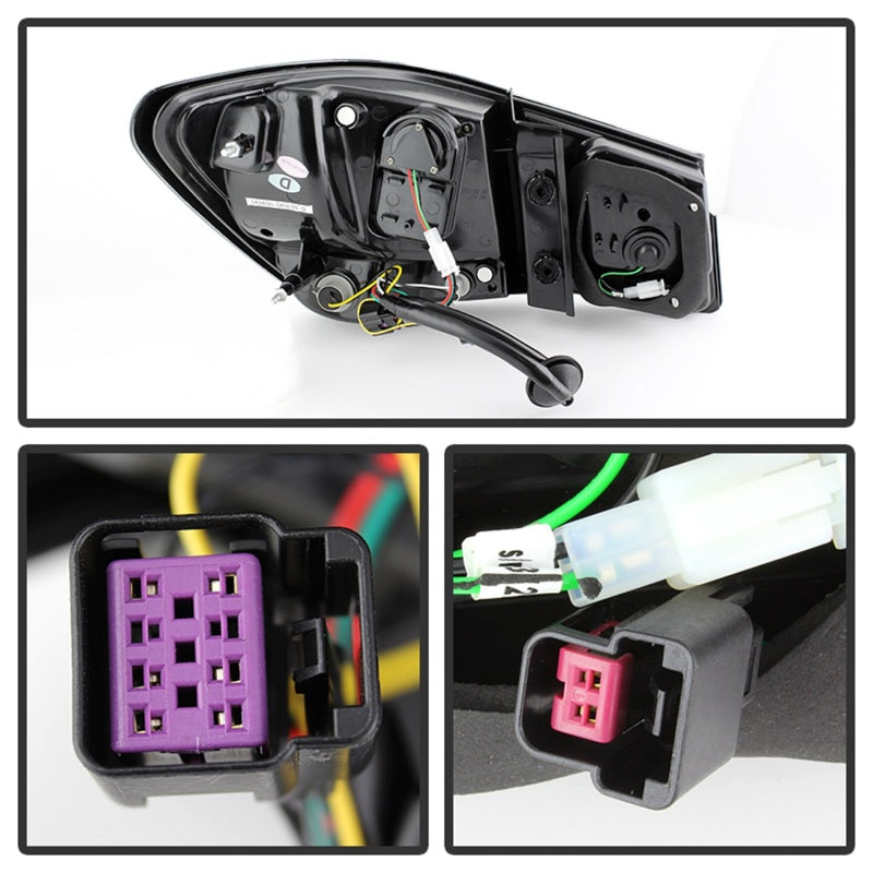 Spyder Chevy Cruze 2011-2014 Light Bar LED Tail Lights Black ALT-YD-CCRZ11-LBLED-BK-SR1 Performance