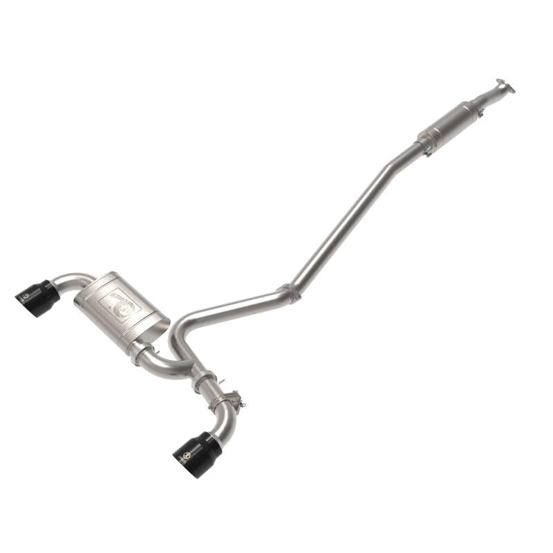 aFe 22-23 Hyundai Kona N L4 2.0L(t) Takeda 3in 304 SS Cat-Back Exhaust System w/ Black Tips-SR1 Performance