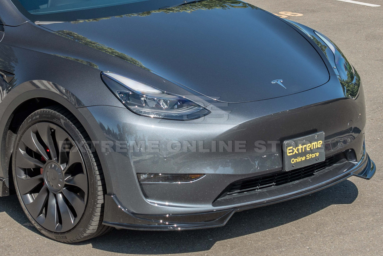 2020-24 Tesla Model Y Front Splitter Lip & Side Skirt