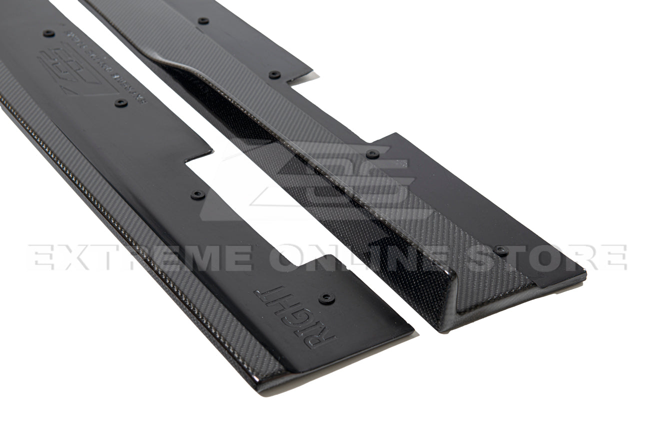 2008-09 Pontiac G8 Carbon Fiber Front Splitter & Side Skirts