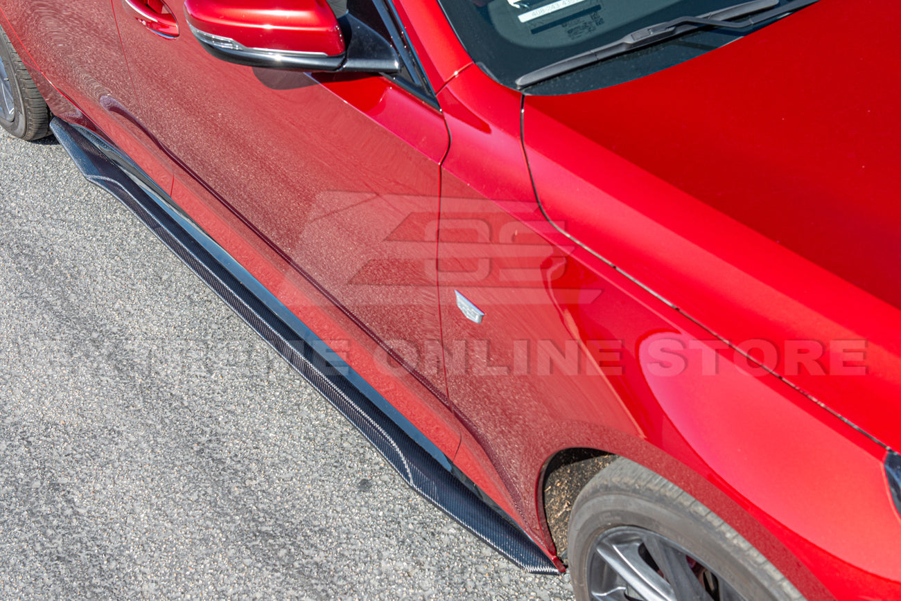 2020-Up Cadillac CT5-V | CT5 Sport BW DRY Carbon Side Skirts Rocker Panel