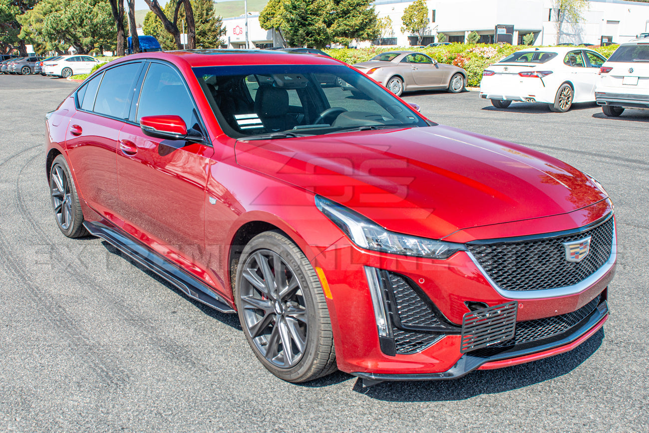 2020-Up Cadillac CT5-V | CT5 Sport BW DRY Carbon Side Skirts Rocker Panel