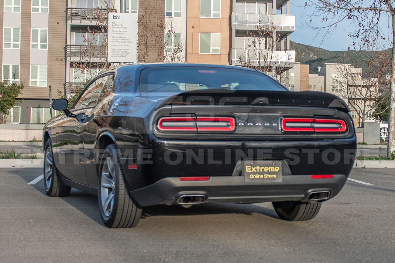 2008-Up Dodge Challenger Hellcat Redeye Rear Spoiler W/ Wickerbill Insert