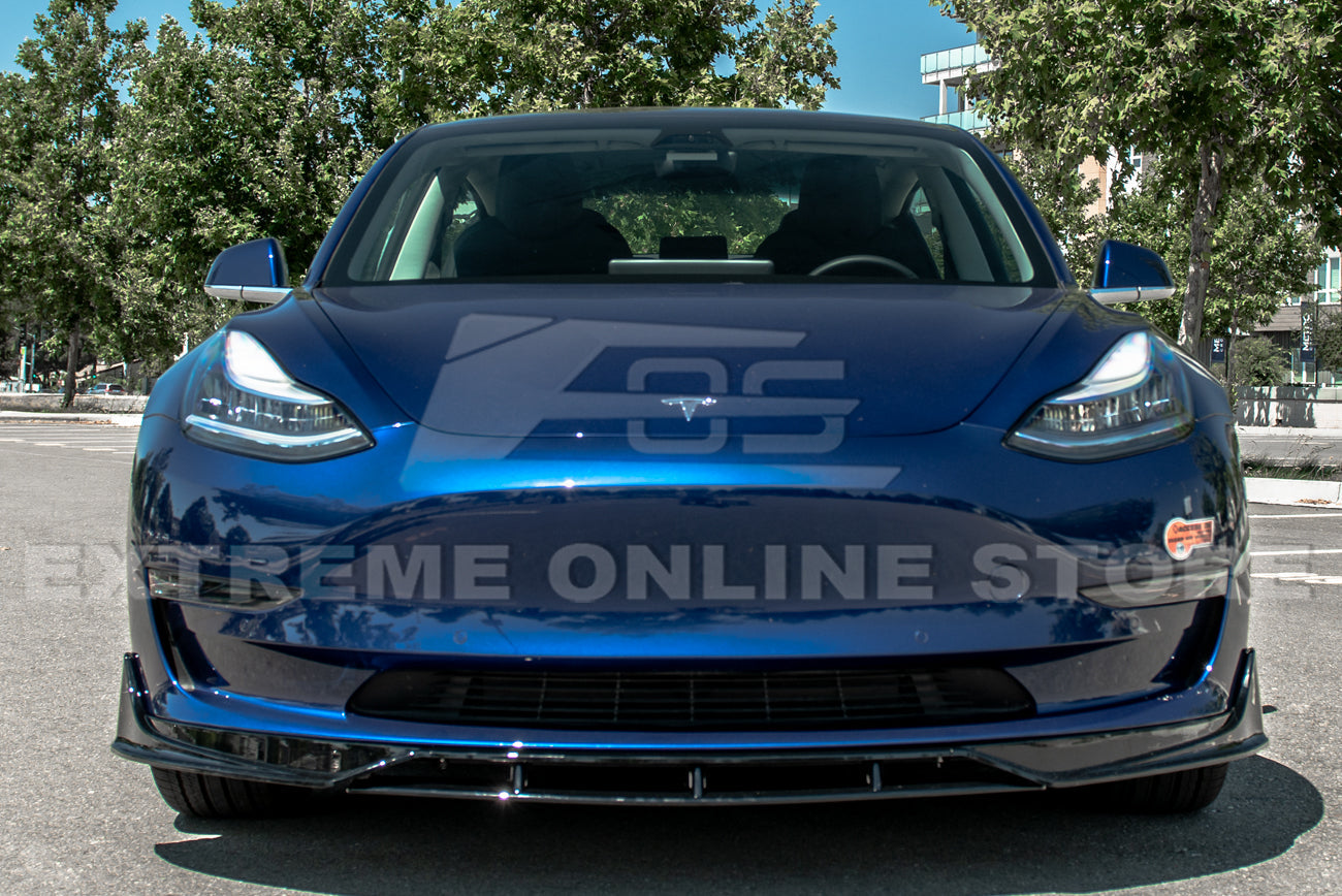 2017-23 Tesla Model 3 Performance Front Splitter & Side Skirts