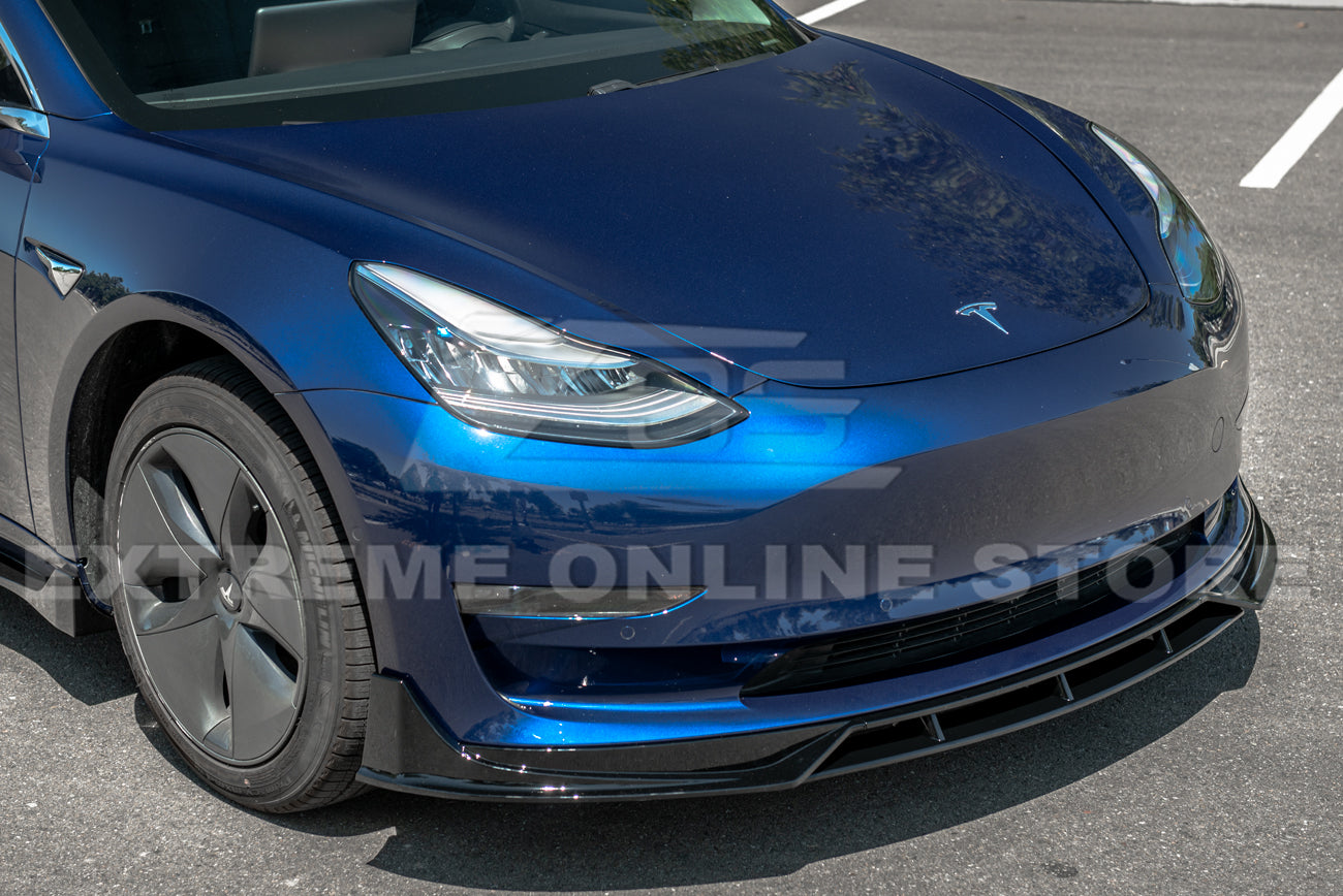 2017-23 Tesla Model 3 Performance Front Splitter & Side Skirts