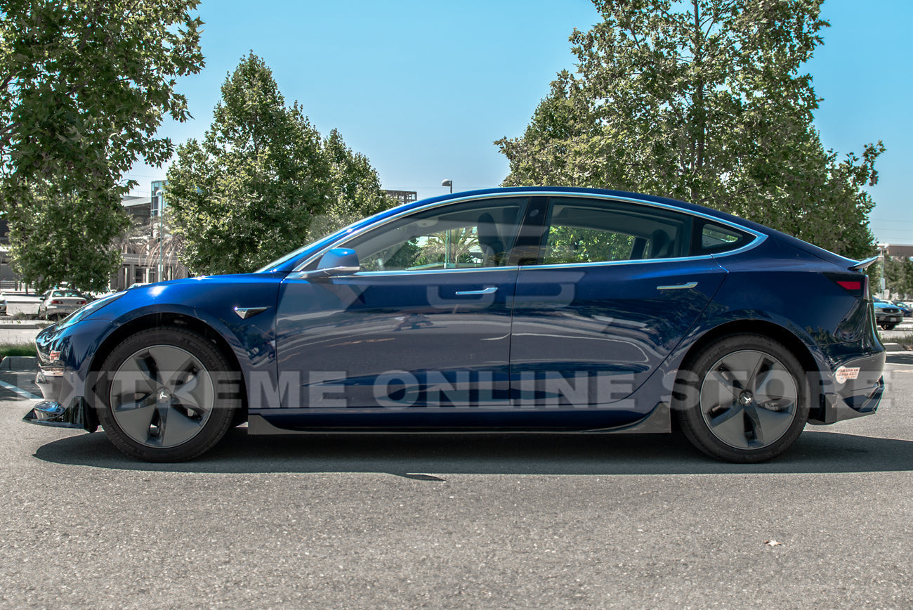 2017-23 Tesla Model 3 Performance Front Splitter & Side Skirts