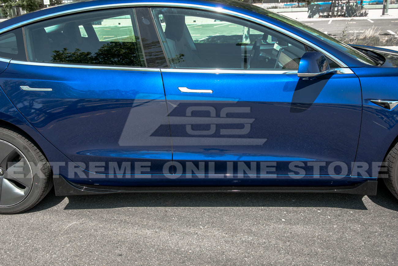 2017-23 Tesla Model 3 Performance Front Splitter & Side Skirts
