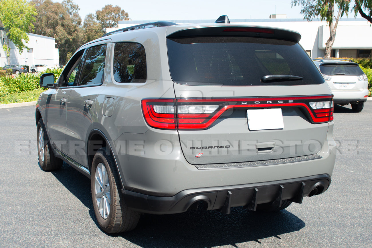 2014-Up Dodge Durango Rear Bumper Dual Tips Diffuser