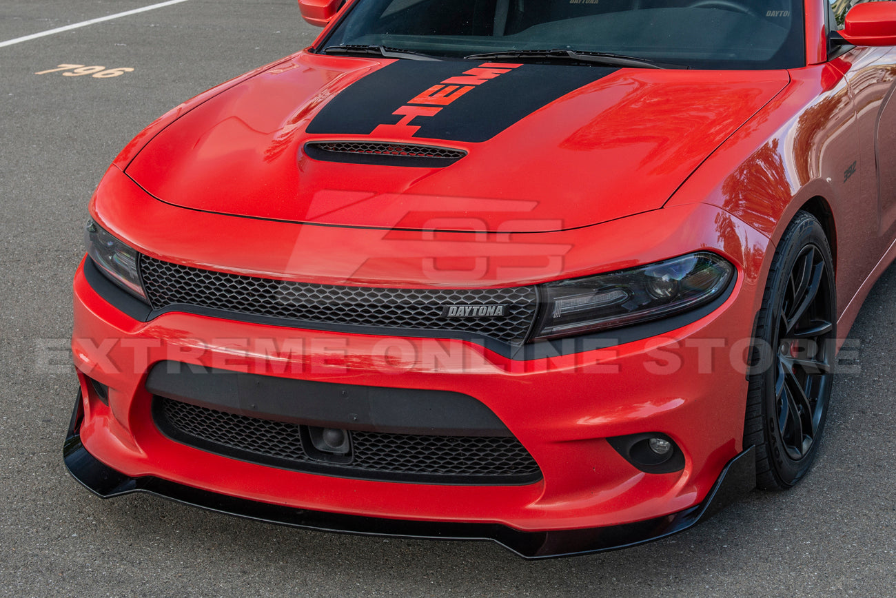2015-Up Dodge Charger SRT Performance Front Splitter & Rocker Panel